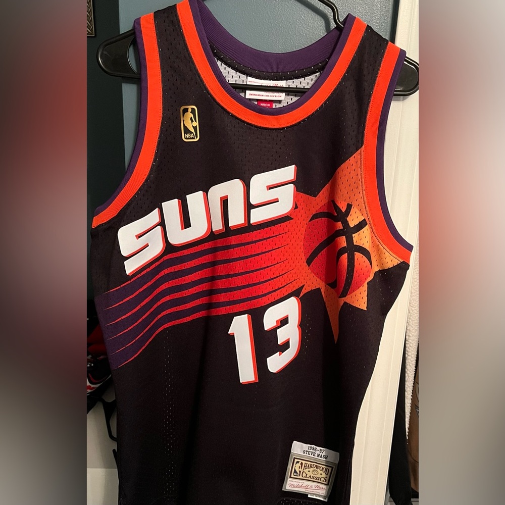 Mitchell and Ness Phoenix Sun Black Jersey Steve Nash #13 size Medium